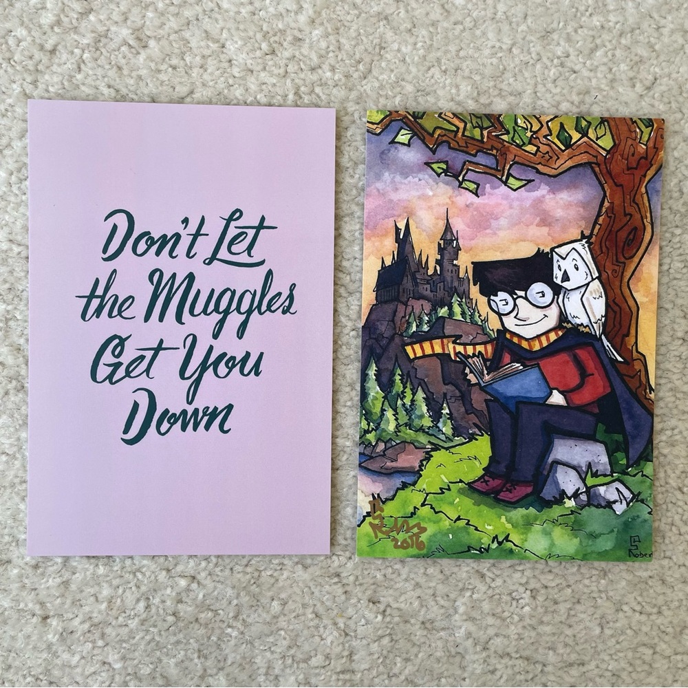 Harry Potter Art Postcard/Small Prints (2)